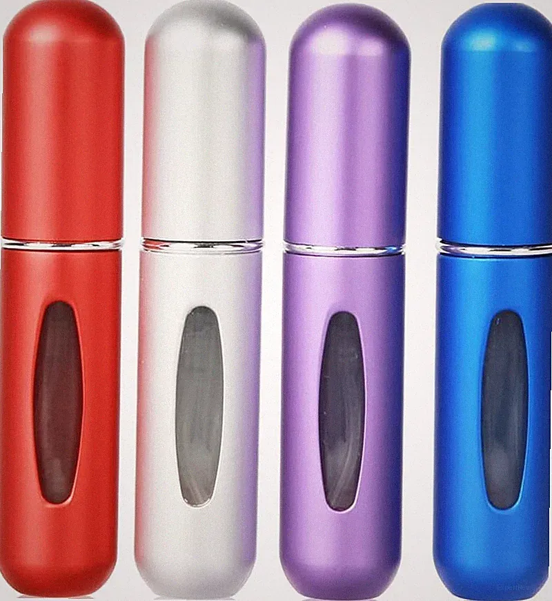 Mini Perfume Atomizers - Refillable Spray Bottles-Travel Size-Scent Pump(4 Pack)