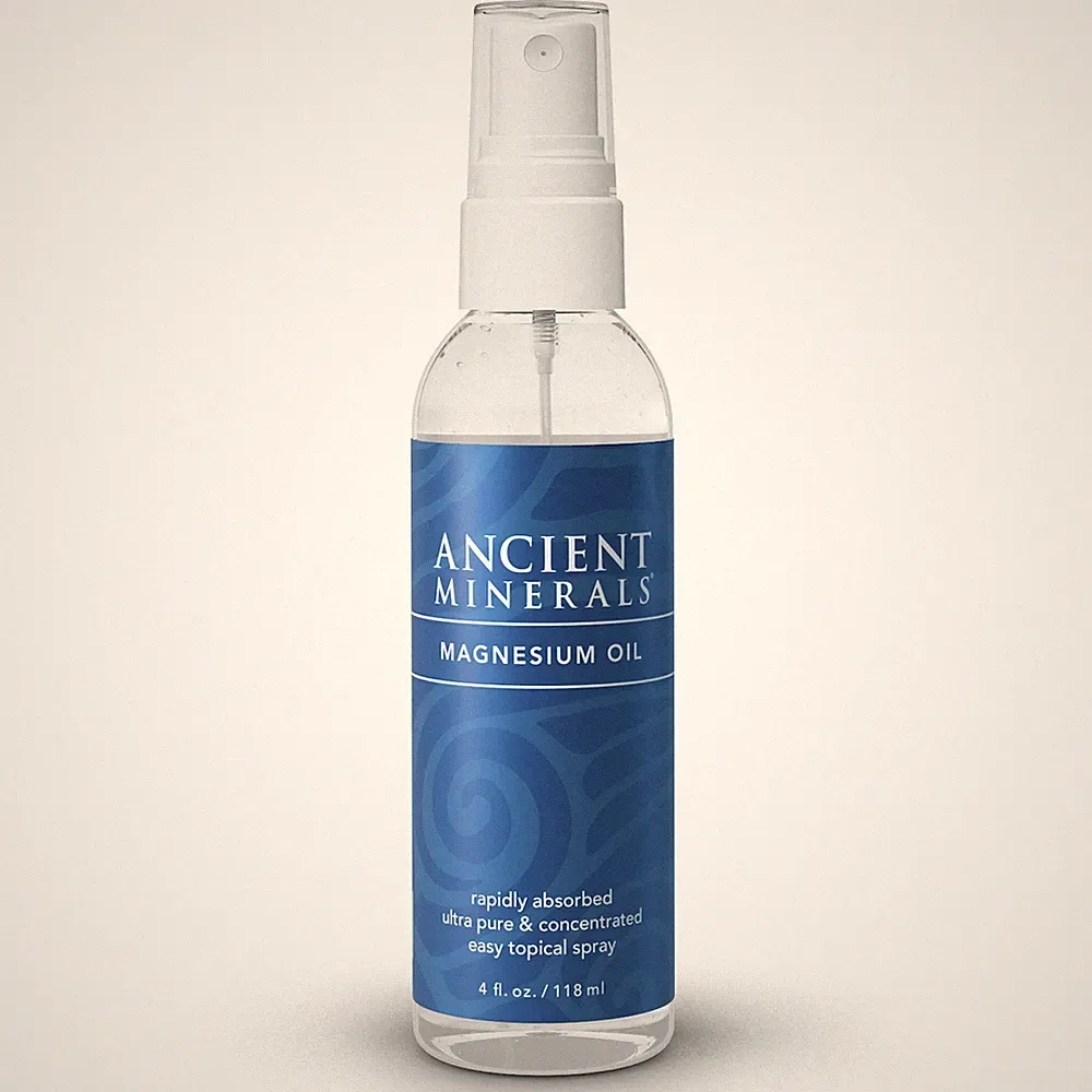 Topical Magnesium Spray 4 Fl Oz Fast Absorbing Mineral Care No Fragrance